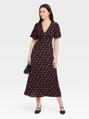 A New Day Women's Short Sleeve Maxi Sundress